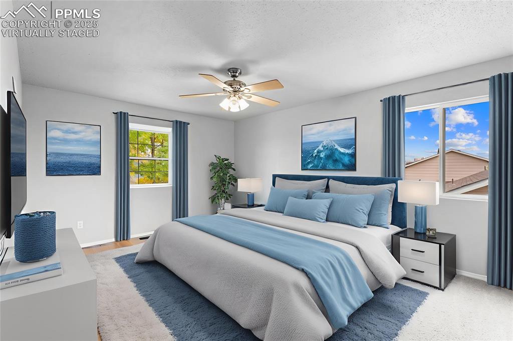 Image 20 of 49: Virtually Staged Master Bedroom