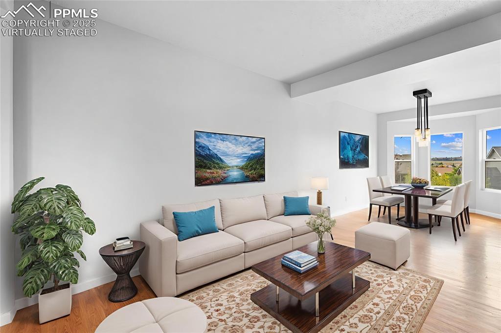 Image 8 of 49: Virtually Staged Living Room