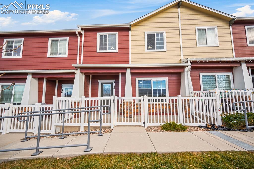 Caption: Front of Structure