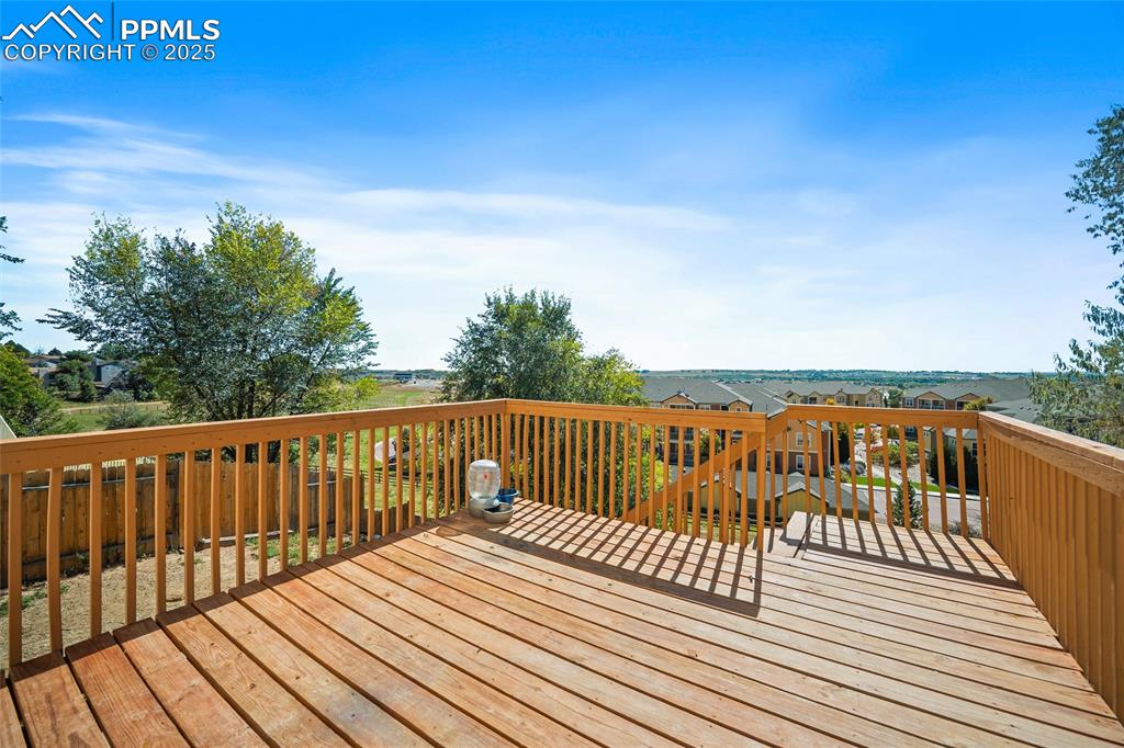 Image 30 of 45: View of wooden deck