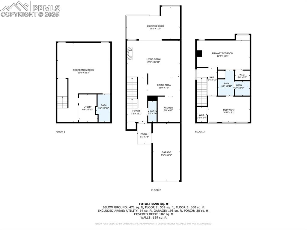 Image 34 of 41: View of floor plan / room layout
