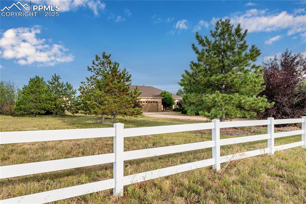 Image 5 of 48: View of yard with driveway