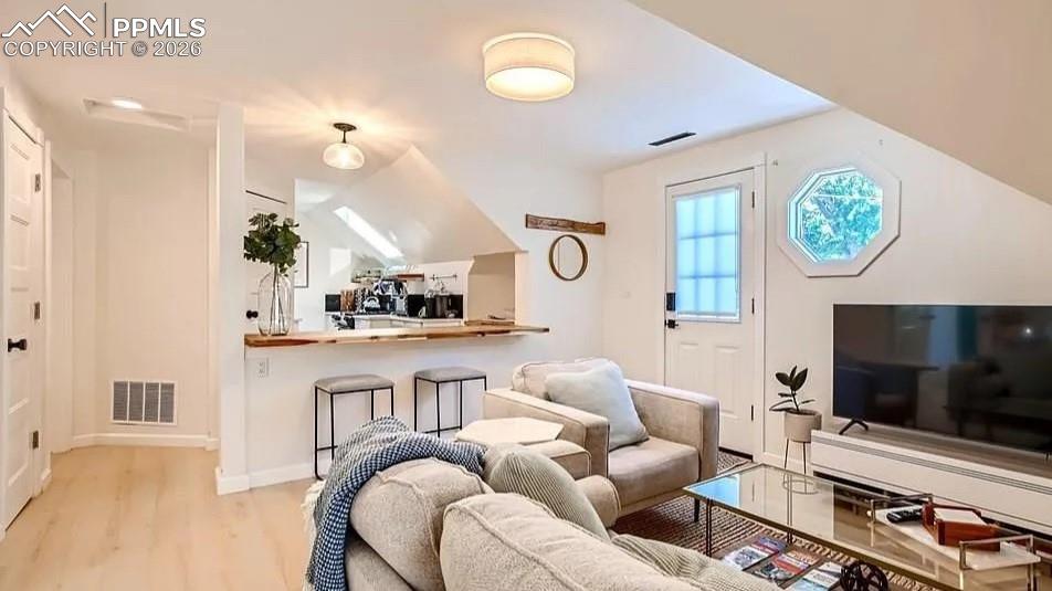 Image 10 of 18: Upper level living room