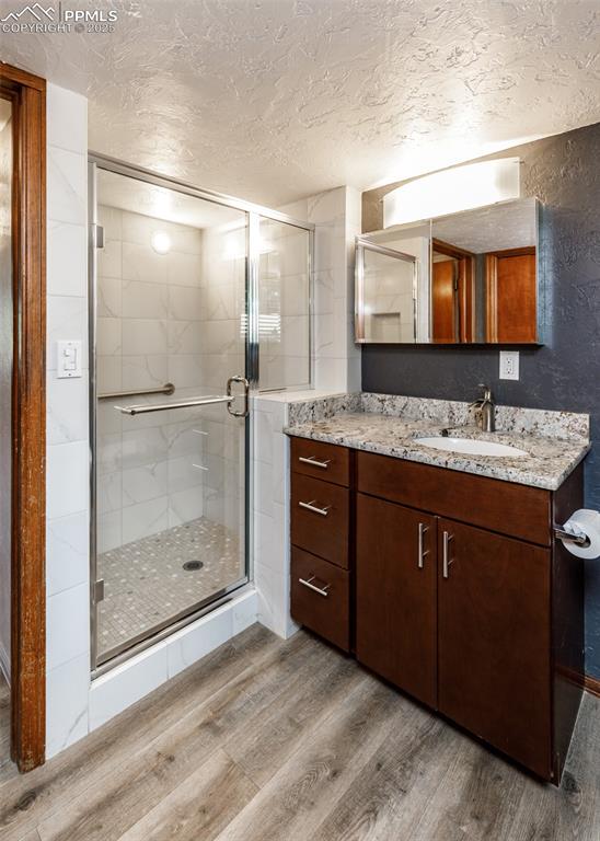 Image 33 of 50: Nice-Size Walk-in Shower