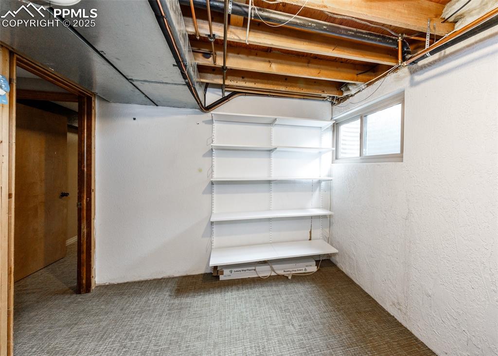 Image 41 of 50: Another View of Storage Area in Mechanical Room