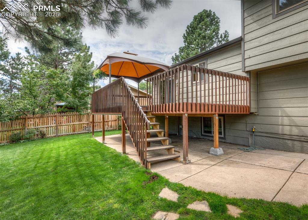 Image 48 of 50: Patio in Backyard