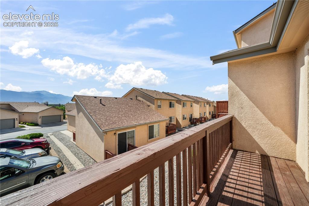 Image 27 of 50: Balcony access and mountain views