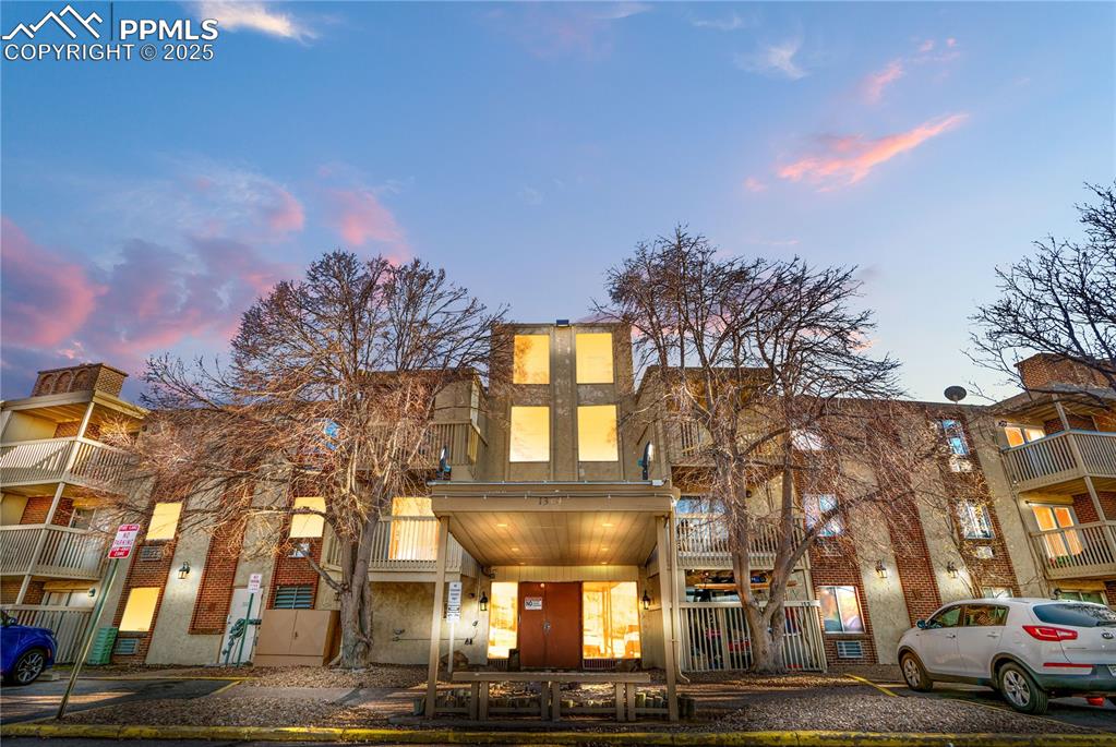 Caption: View of front of home