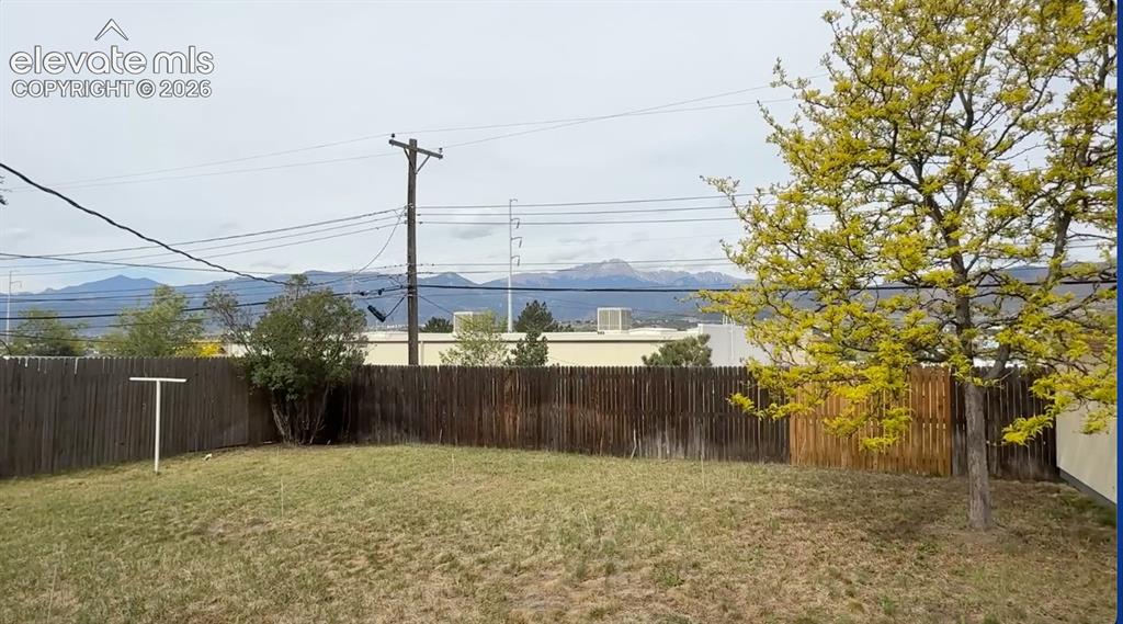 Image 8 of 25: Views of Pikes Peak from the backyard
