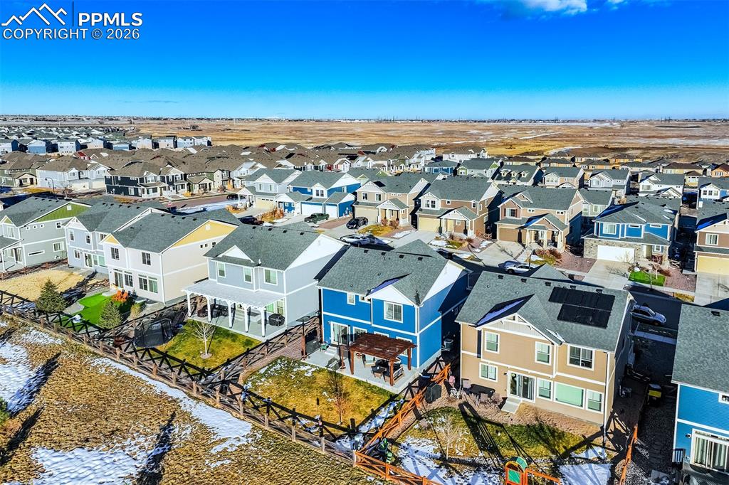 Image 42 of 43: Located in Banning Lewis Ranch with parks, schools, pool, gym, and paved wa