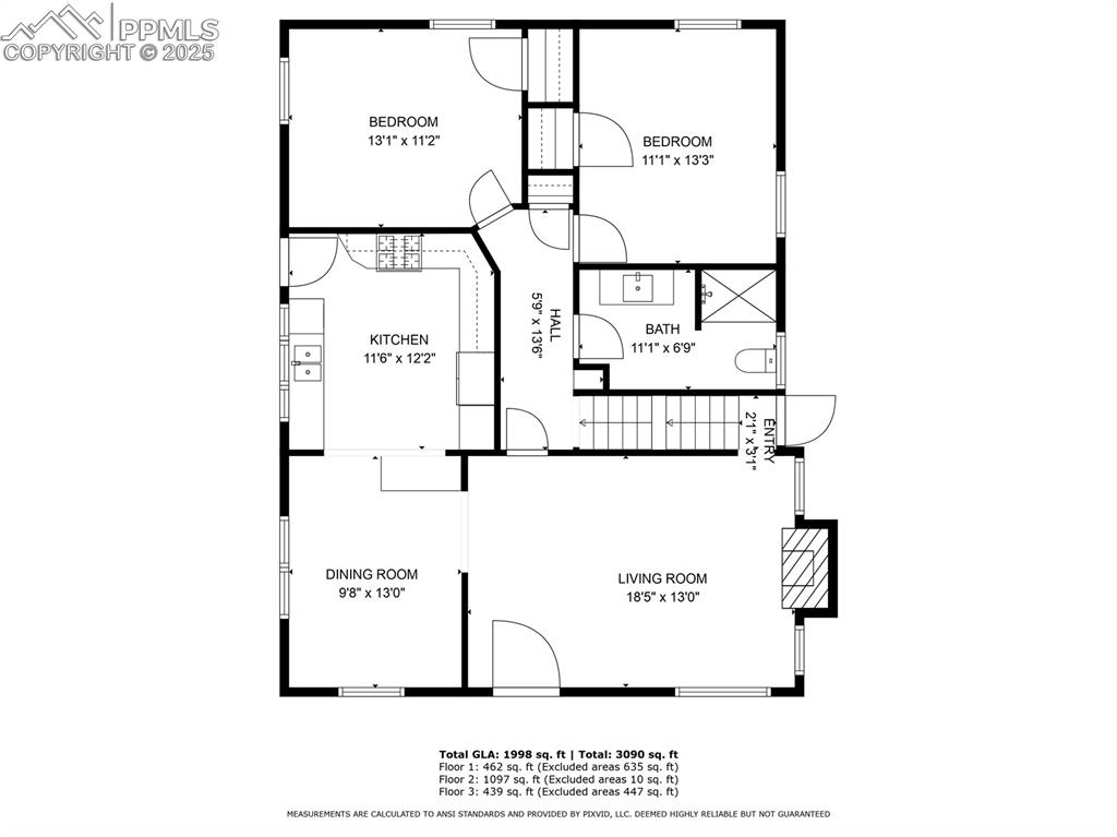 Image 45 of 48: Main level floor plan