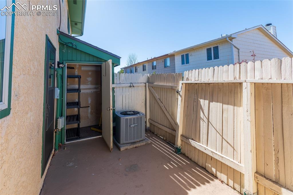 Image 5 of 35: View of patio / terrace with a gate