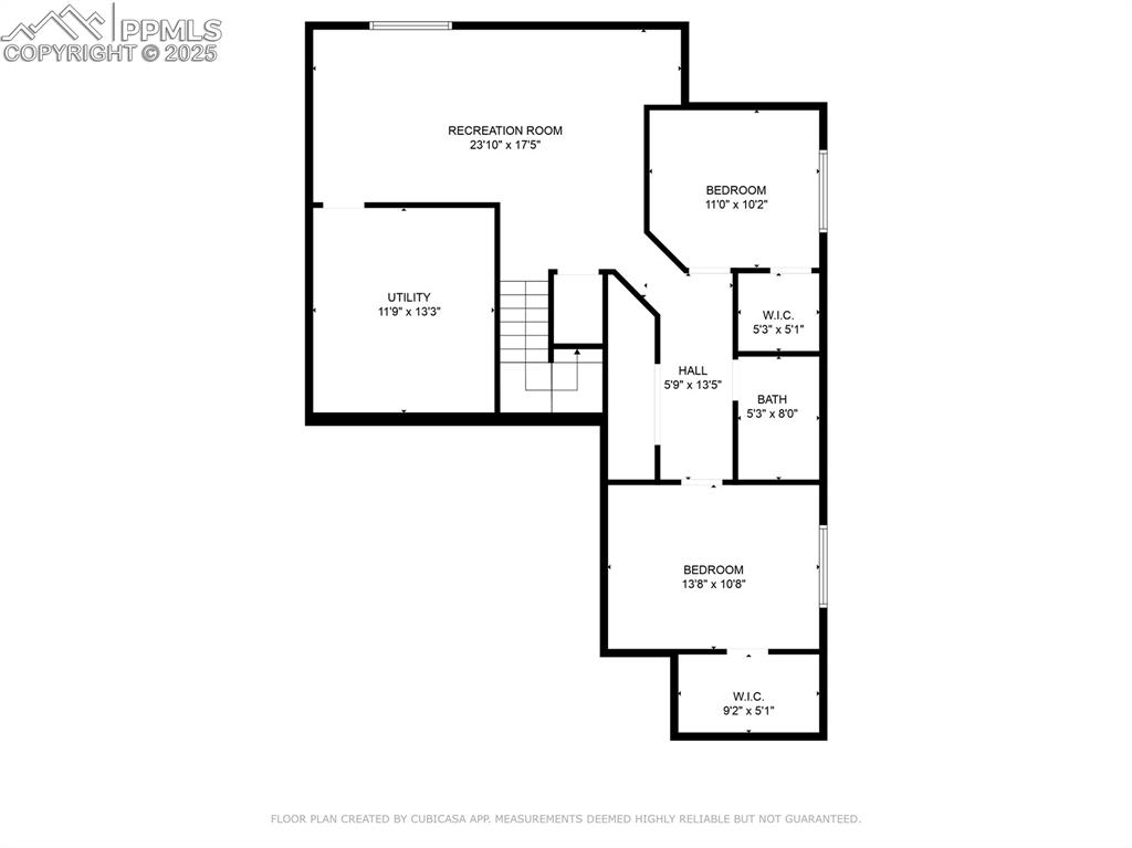 Image 37 of 37: Basement Level Floor Plan