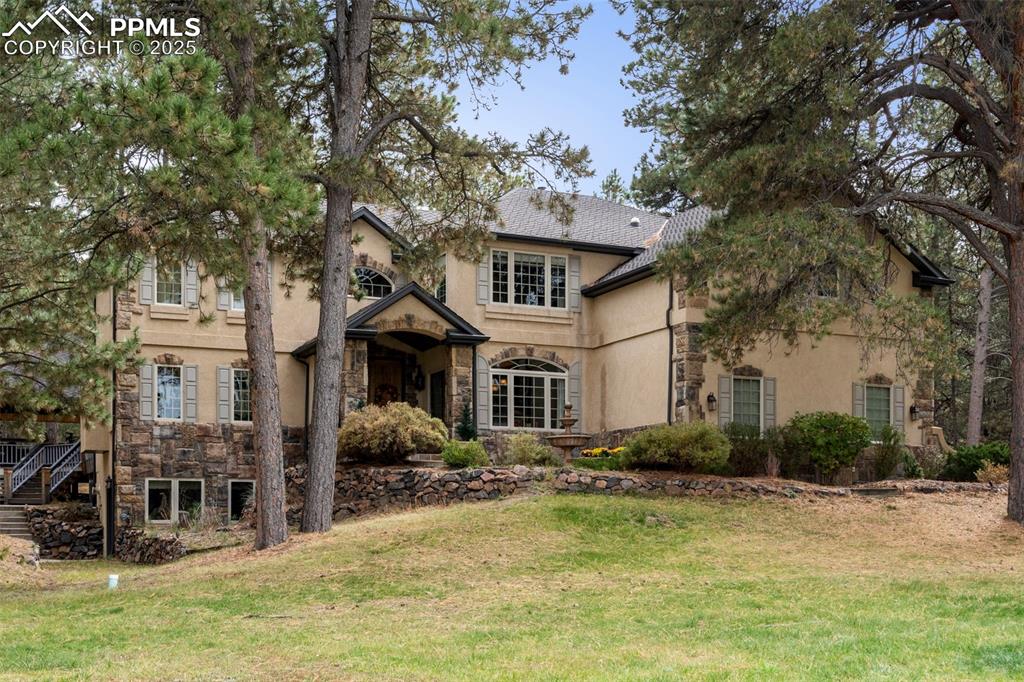 Caption: Front of Structure