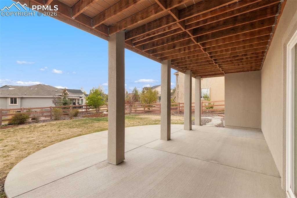 Image 15 of 43: Huge Extended Concrete Patio