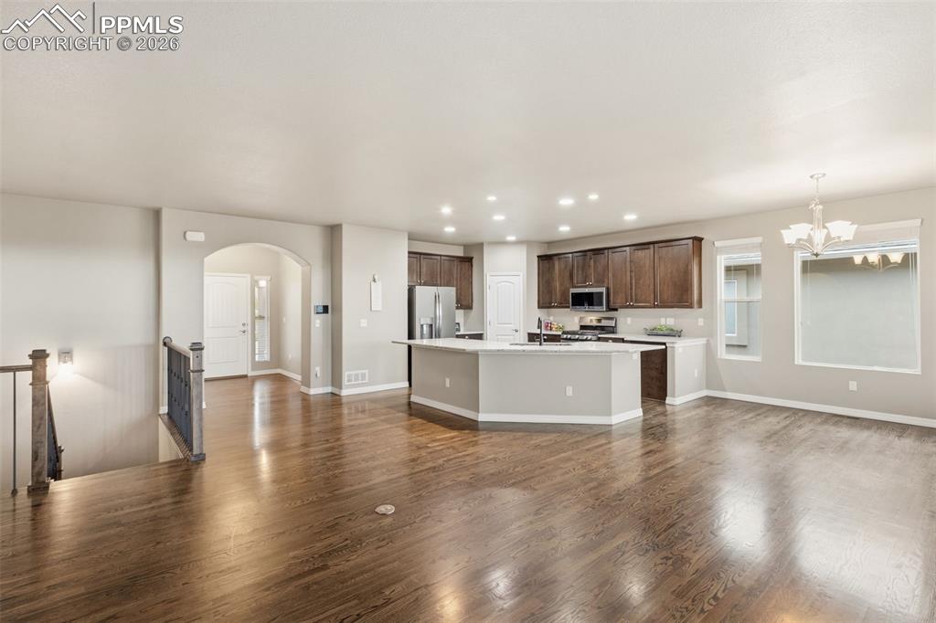 Image 3 of 43: Gleaming hardwood floors