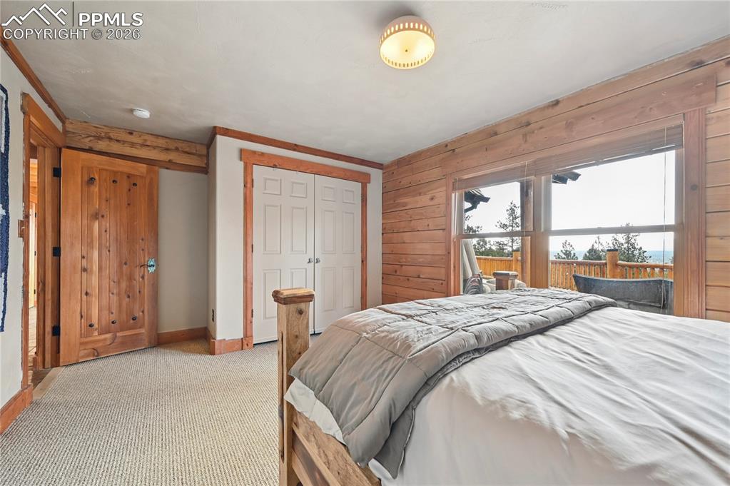 Image 21 of 43: Bedroom #3 of 5 is almost as big as some master bedrooms, and the theme of