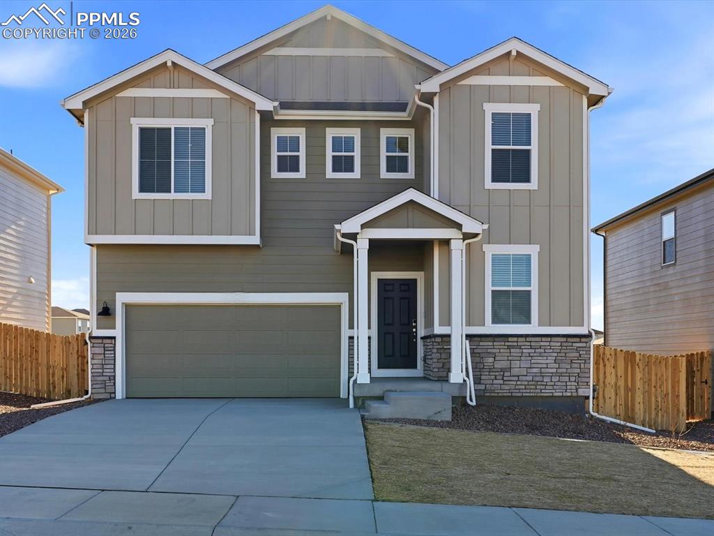 Caption: Front of Structure