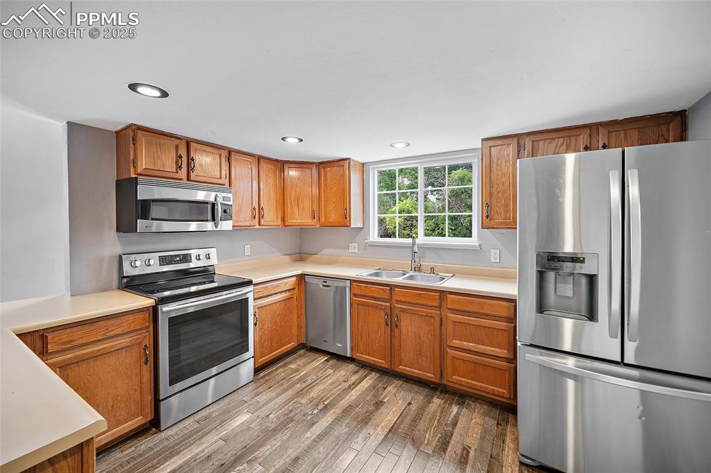 Image 13 of 50: kitchen with stainless steel appliances
