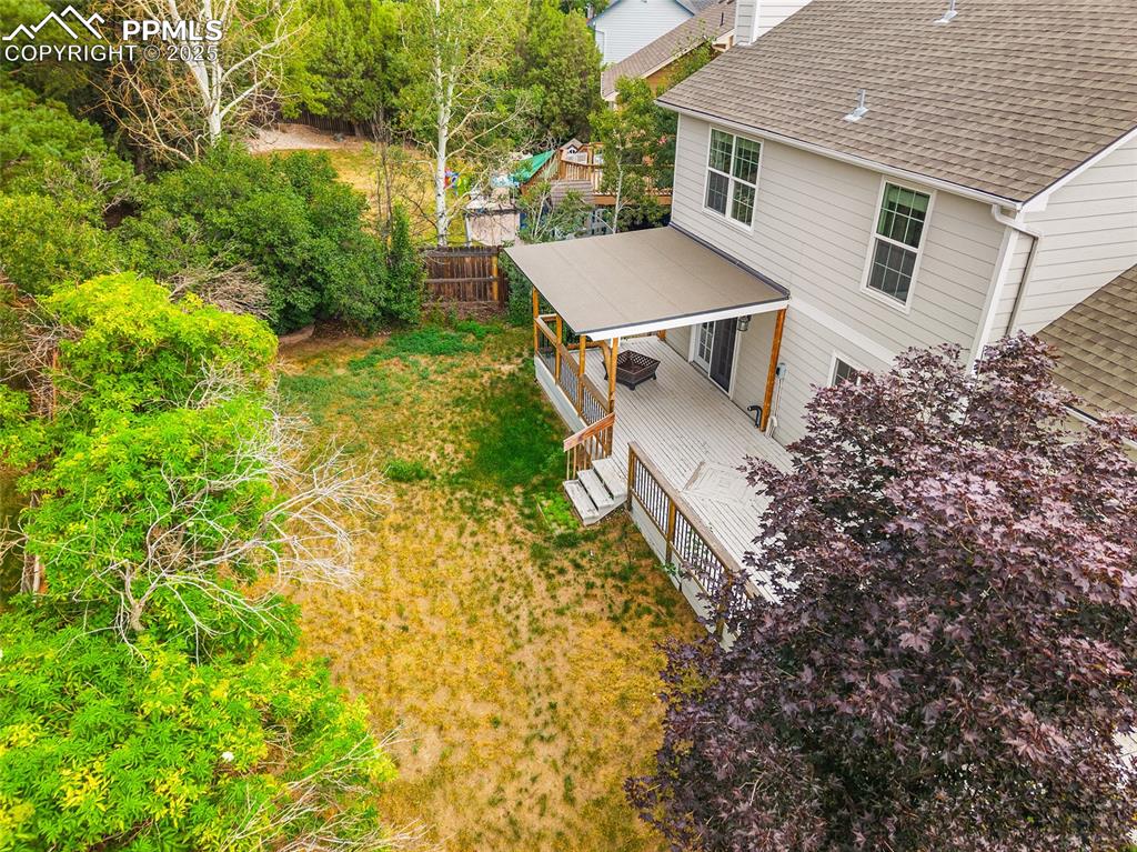Image 42 of 50: backyard and deck