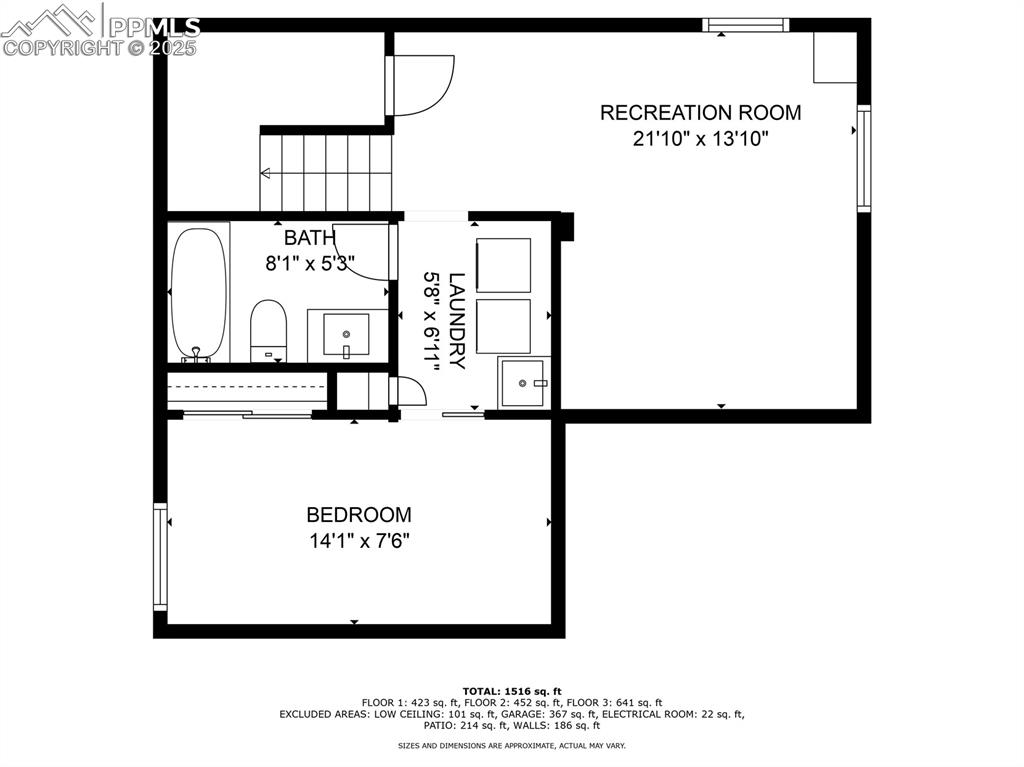 Image 44 of 50: BASEMENT LEVEL FLOOR PLAN