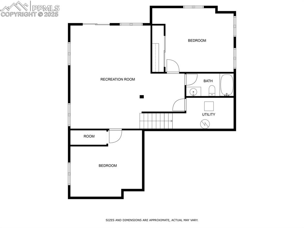 Image 33 of 35: Basement Floor Plan