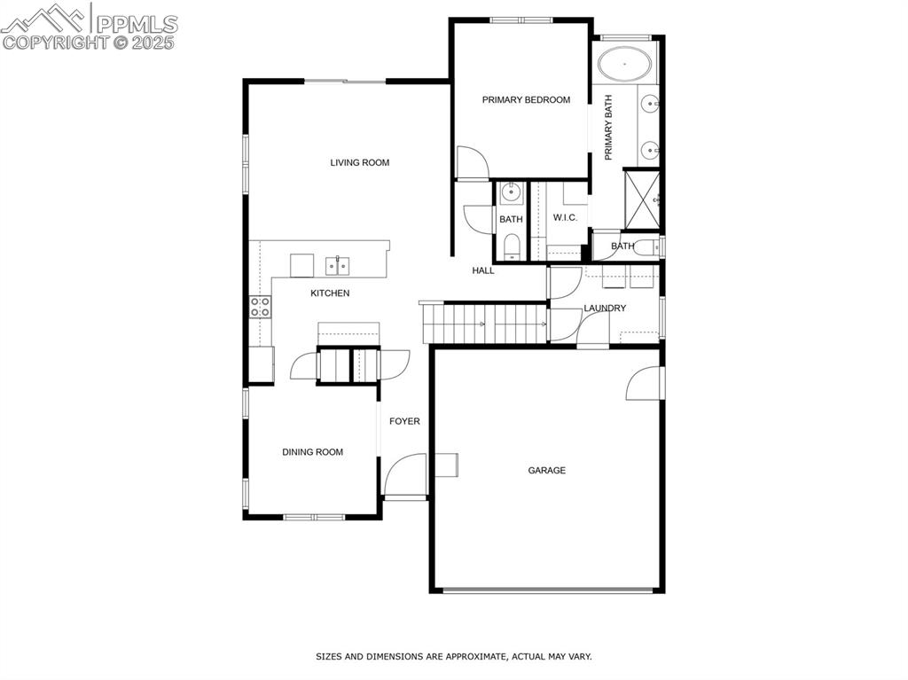 Image 34 of 35: Main Level Floor Plan