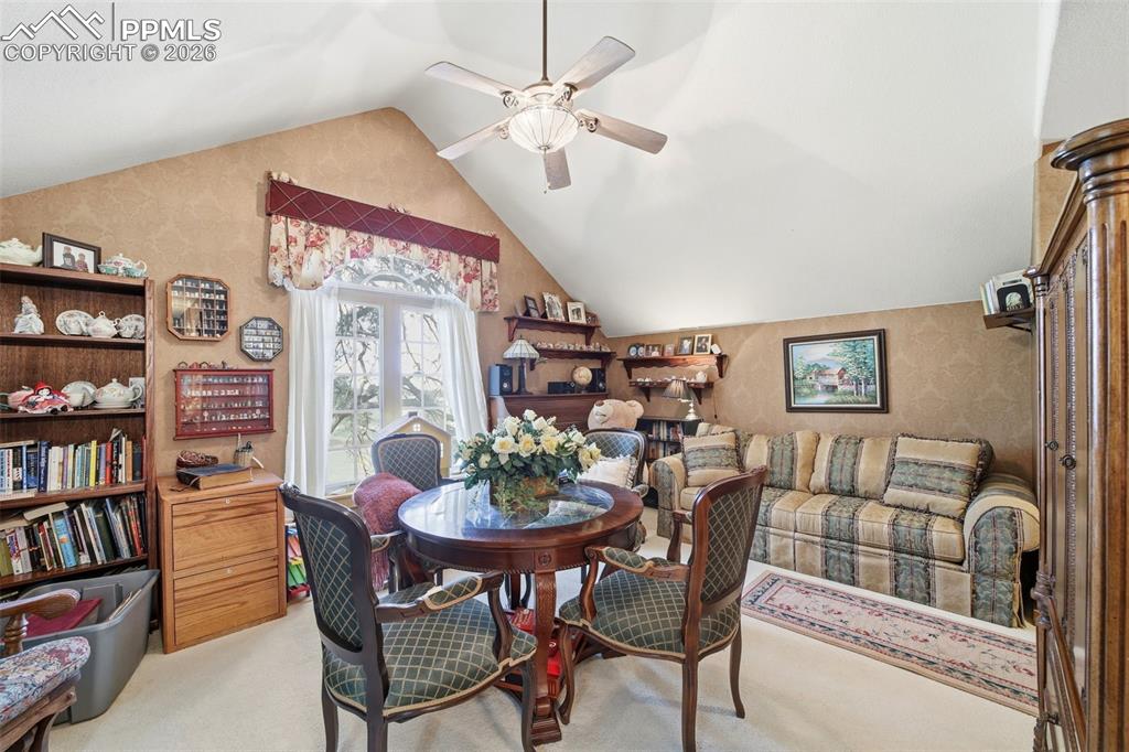 Image 49 of 50: Bedroom being used as a writers den, don