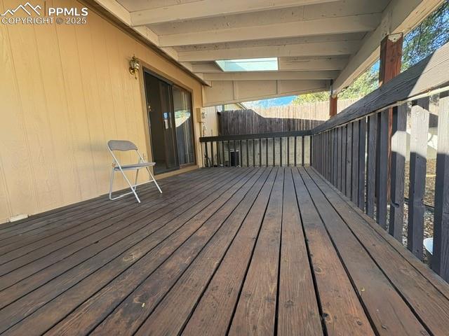 Image 16 of 18: View of wooden terrace