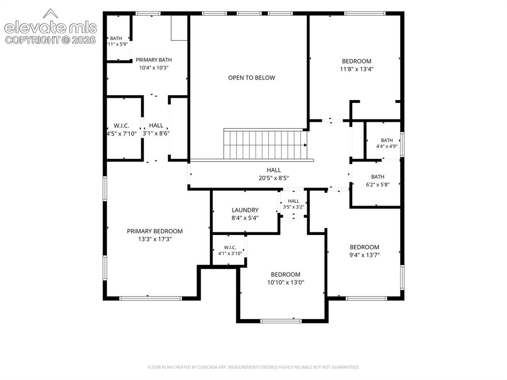Image 37 of 42: Upper level - all heater registers are on the ceiling giving free space for