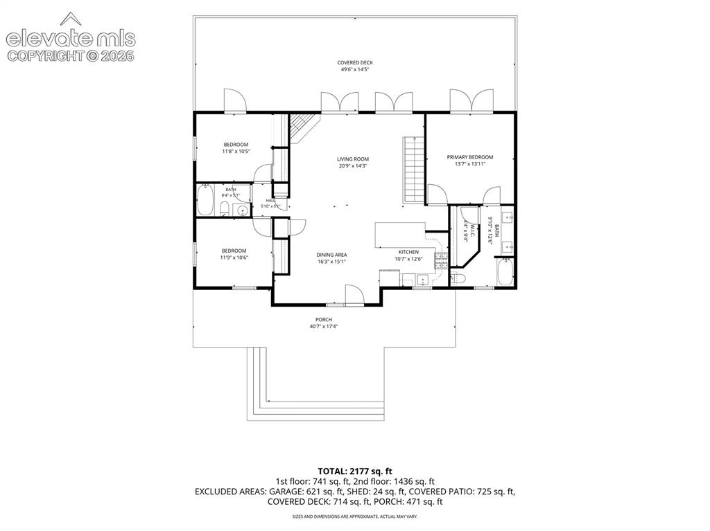 Image 48 of 50: Main level floor plan