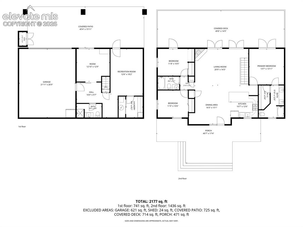 Image 50 of 50: Whole house floor plan