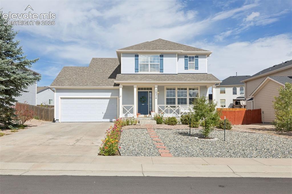 Caption: Front of home with lovely curb appeal
