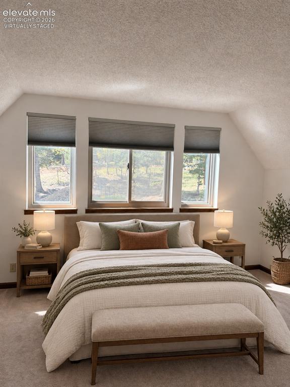 Image 14 of 39: Upstairs bedroom virtually staged