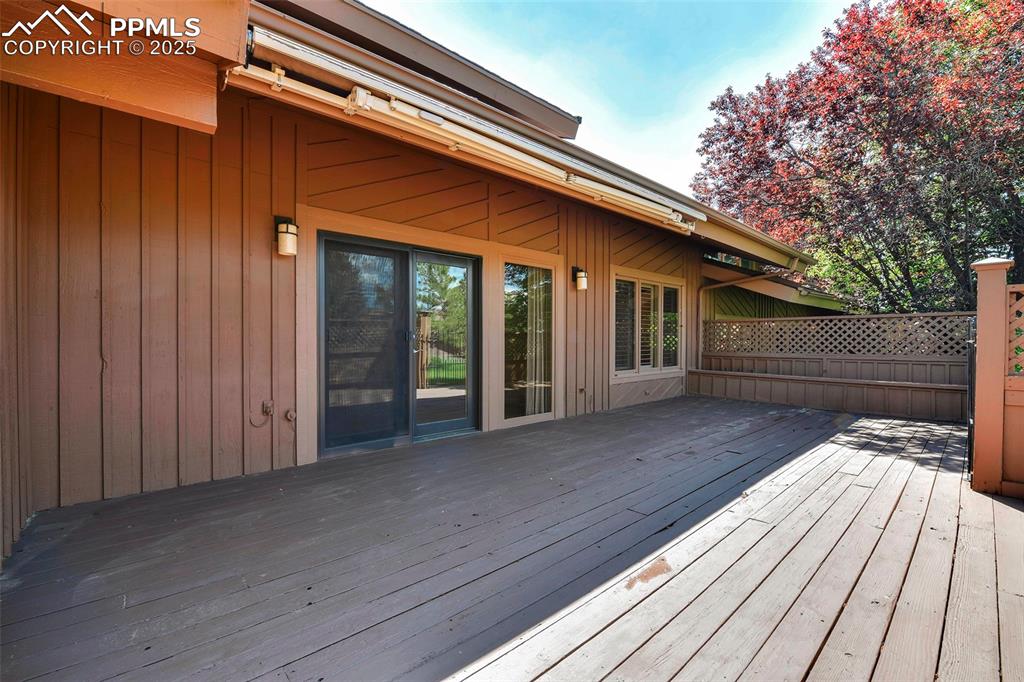 Image 18 of 25: View of wooden deck