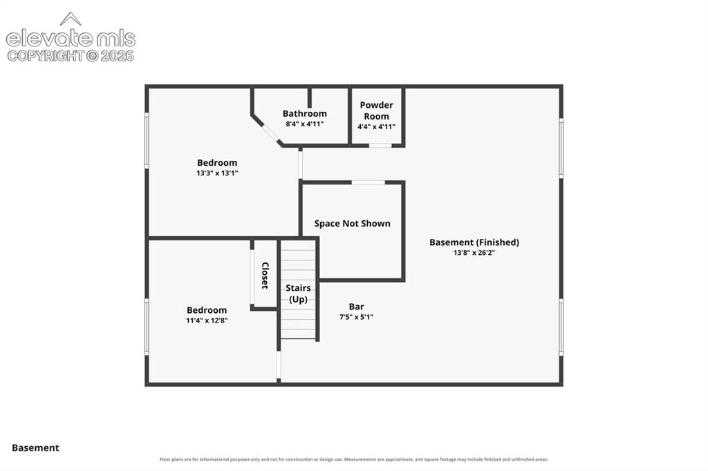 Image 50 of 50: Basement Floor Plan
