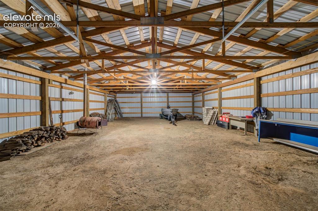 Image 2 of 30: View of 30 x 50 barn/garage/workshop