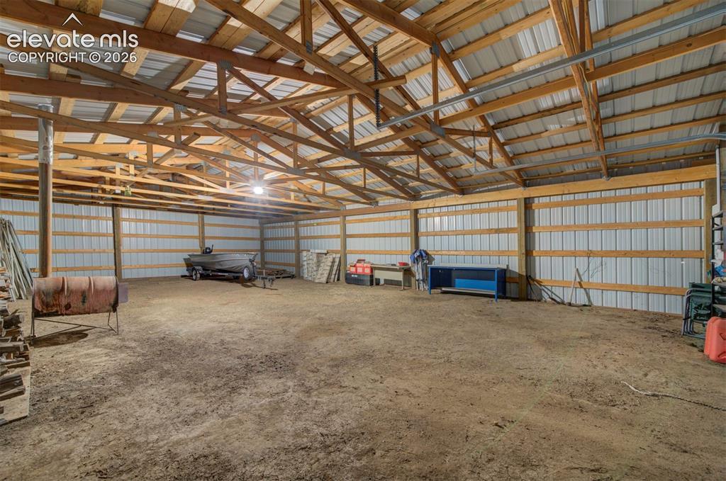Image 4 of 30: View of 30 x 50 barn/garage/workshop