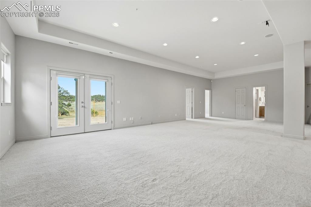 Image 24 of 50: Walkout Basement Family Room