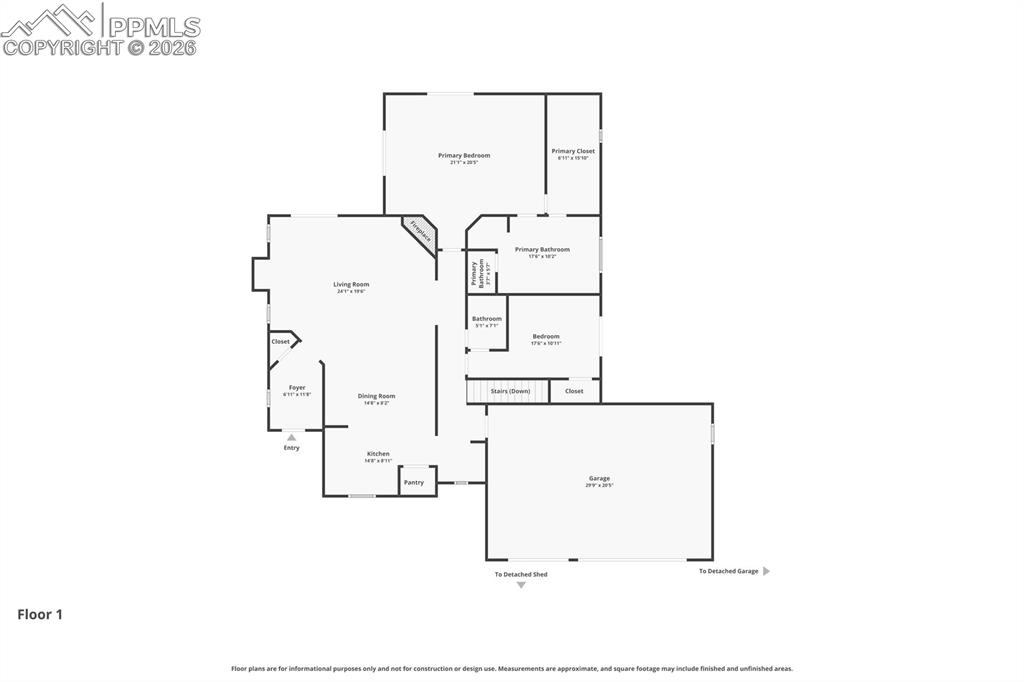 Image 47 of 50: Main Level Floor Plan