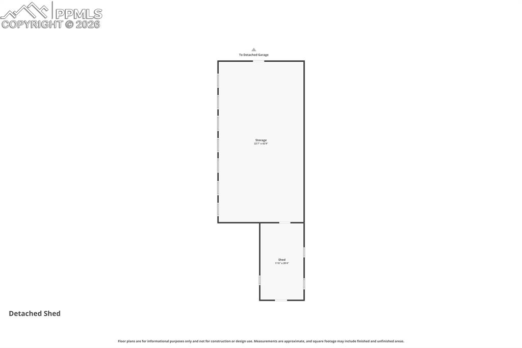 Image 50 of 50: Out-Building Floor Plan