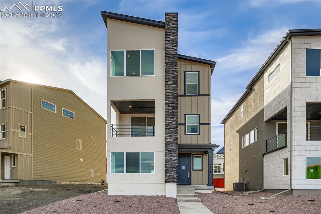 Caption: Front of Structure