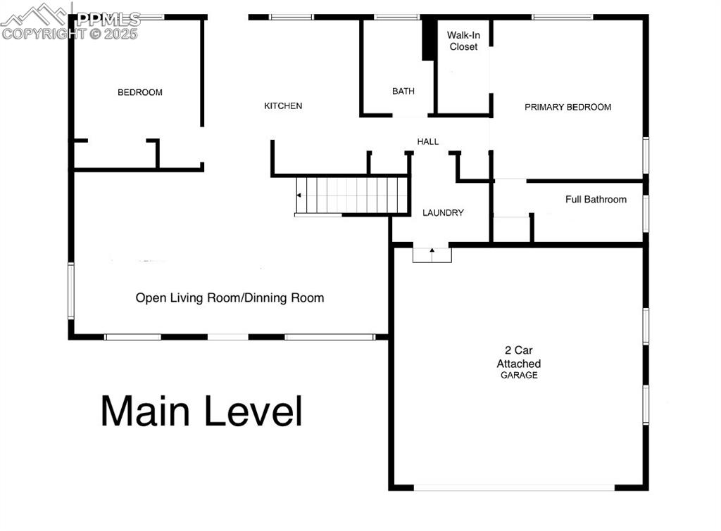 Image 22 of 23: Main Level Floor Plan