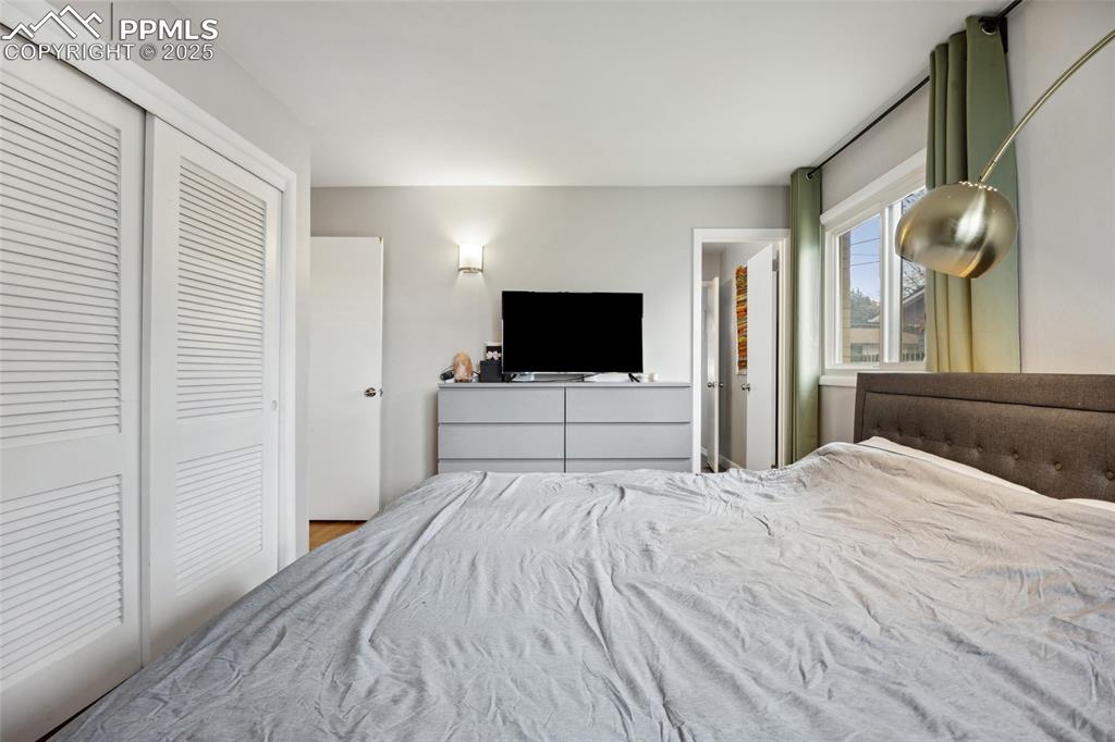 Image 15 of 39: Bedroom featuring a closet