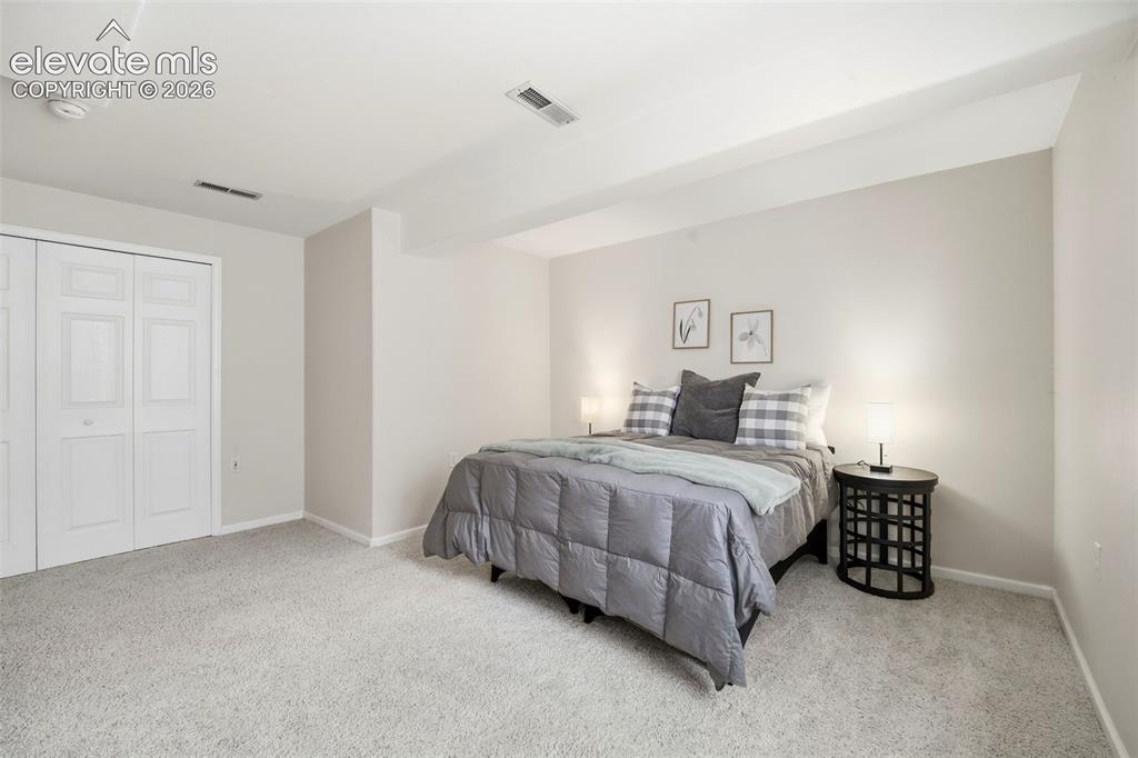 Image 29 of 47: Third Bedroom in Basement