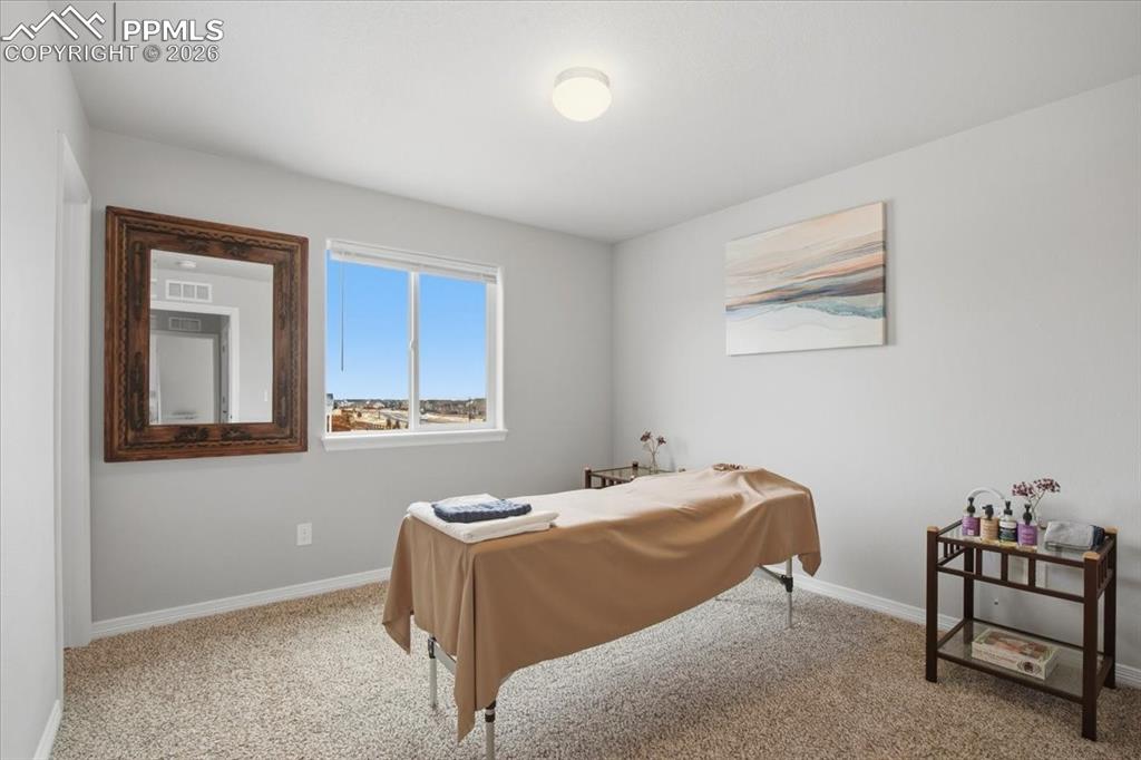 Image 20 of 40: Carpeted bedroom with baseboards