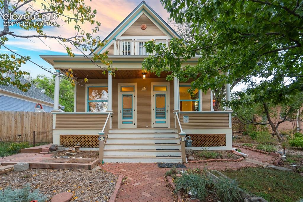 Caption: Front of home
