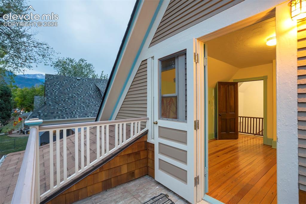 Image 27 of 40: Alternate view of balcony space