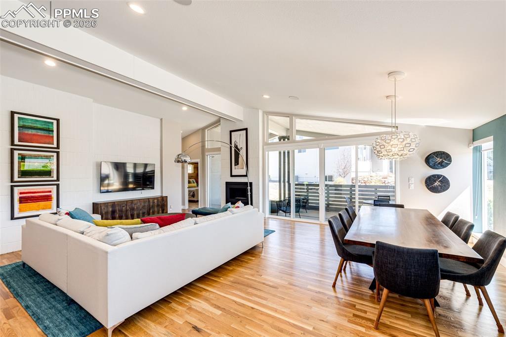 Image 14 of 47: The open floor plan gives you many options!