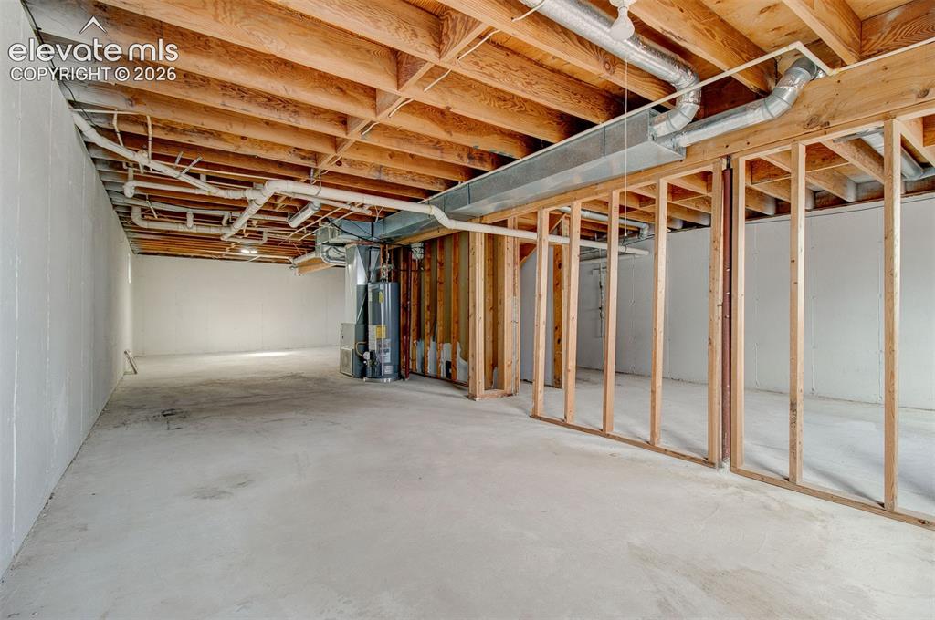 Image 32 of 33: Unfinished Basement - add a bedroom/family room and bath!